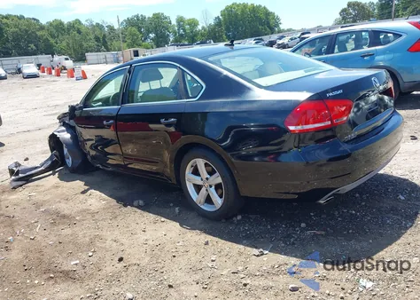 2012 Volkswagen Passat Se z USA, uszkodzony, nr VIN 1VWBH7A3XCC066865